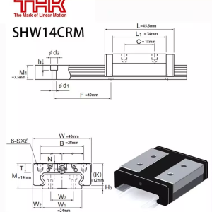 THK SHW12CRM, SHW12HRM, SHW14CRM